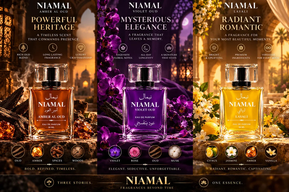 Niamal Fragrances Beyond Time Collection
