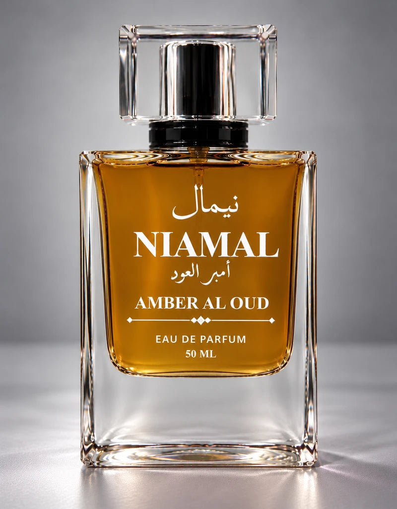 Amber Al Oud Eau de Parfum Luxury Bottle Packshot